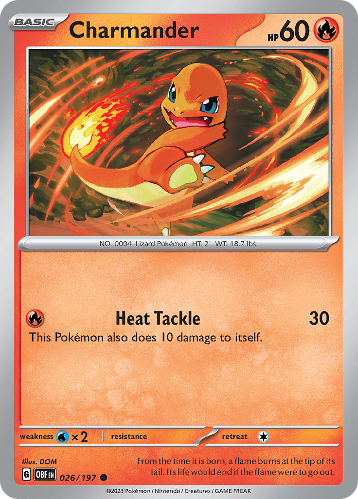 Charmander (026/197) [Scarlet & Violet: Obsidian Flames] | Galaxy Games LLC