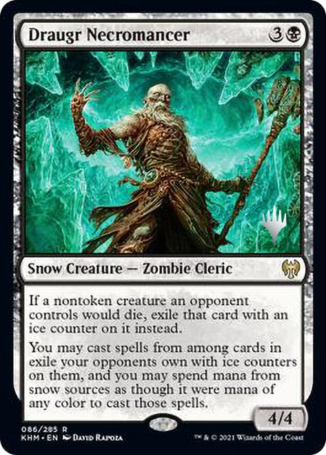 Draugr Necromancer (Promo Pack) [Kaldheim Promos] | Galaxy Games LLC