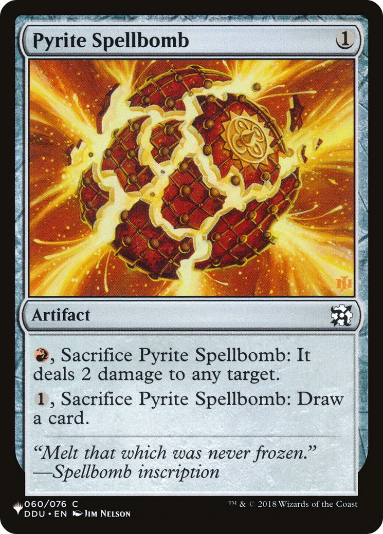 Pyrite Spellbomb [The List] | Galaxy Games LLC