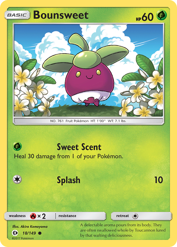 Bounsweet (18/149) [Sun & Moon: Base Set] | Galaxy Games LLC