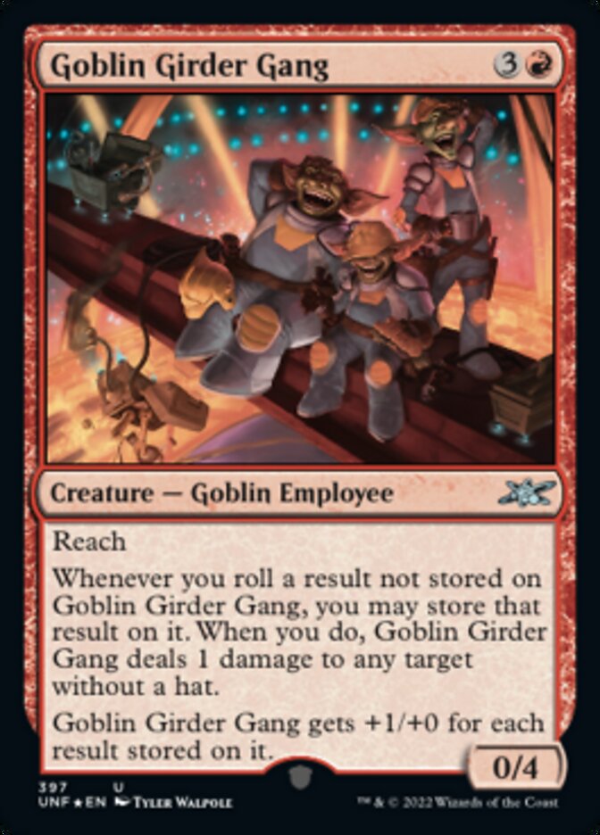 Goblin Girder Gang (Galaxy Foil) [Unfinity] | Galaxy Games LLC