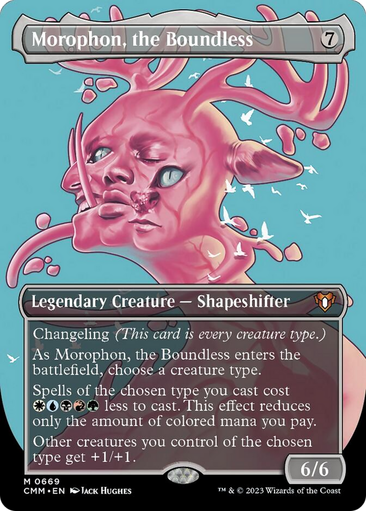 Morophon, the Boundless (Borderless Profile) [Commander Masters] | Galaxy Games LLC