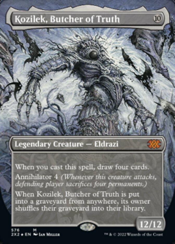 Kozilek, Butcher of Truth (Textured Foil) [Double Masters 2022] | Galaxy Games LLC