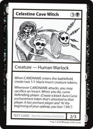 Celestine Cave Witch (2021 Edition) [Mystery Booster Playtest Cards] | Galaxy Games LLC