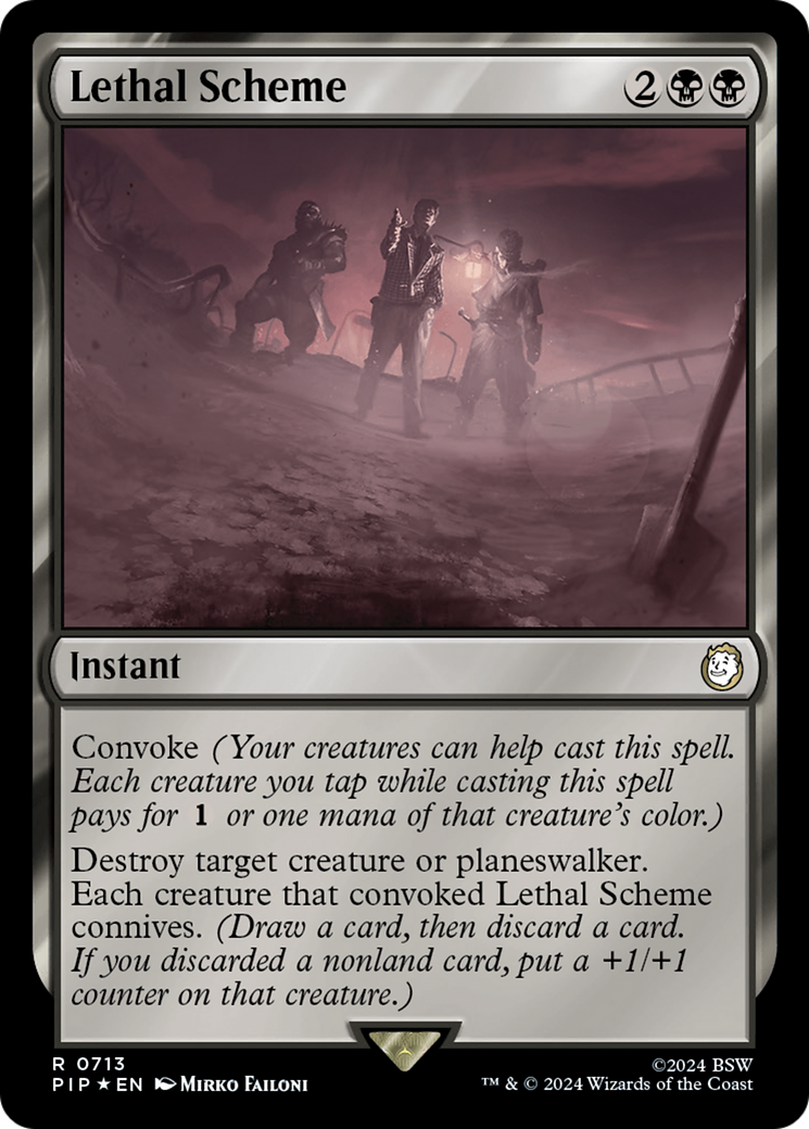 Lethal Scheme (Surge Foil) [Fallout] | Galaxy Games LLC
