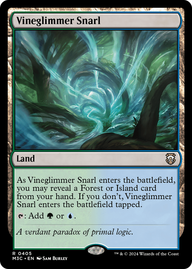 Vineglimmer Snarl (Ripple Foil) [Modern Horizons 3 Commander] | Galaxy Games LLC