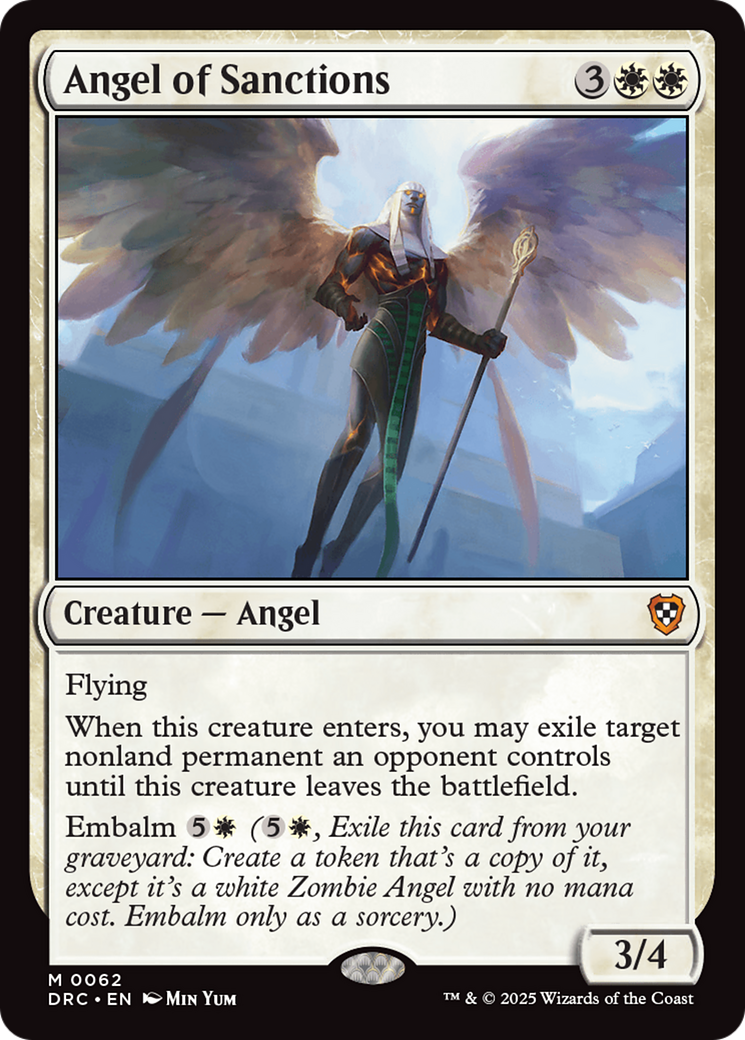 Angel of Sanctions [Aetherdrift Commander] | Galaxy Games LLC