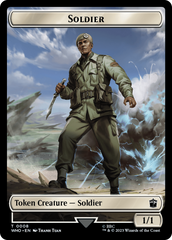 Soldier // Treasure (0028) Double-Sided Token [Doctor Who Tokens] | Galaxy Games LLC