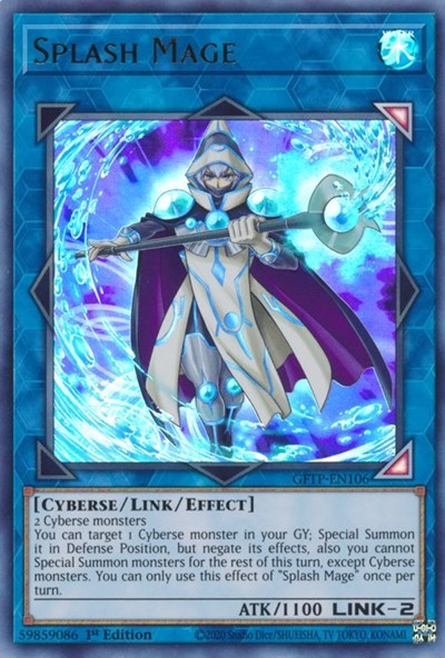 Splash Mage [GFTP-EN106] Ultra Rare | Galaxy Games LLC