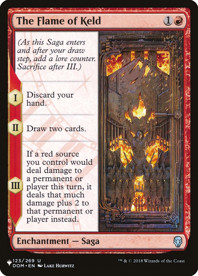 The Flame of Keld [The List] | Galaxy Games LLC