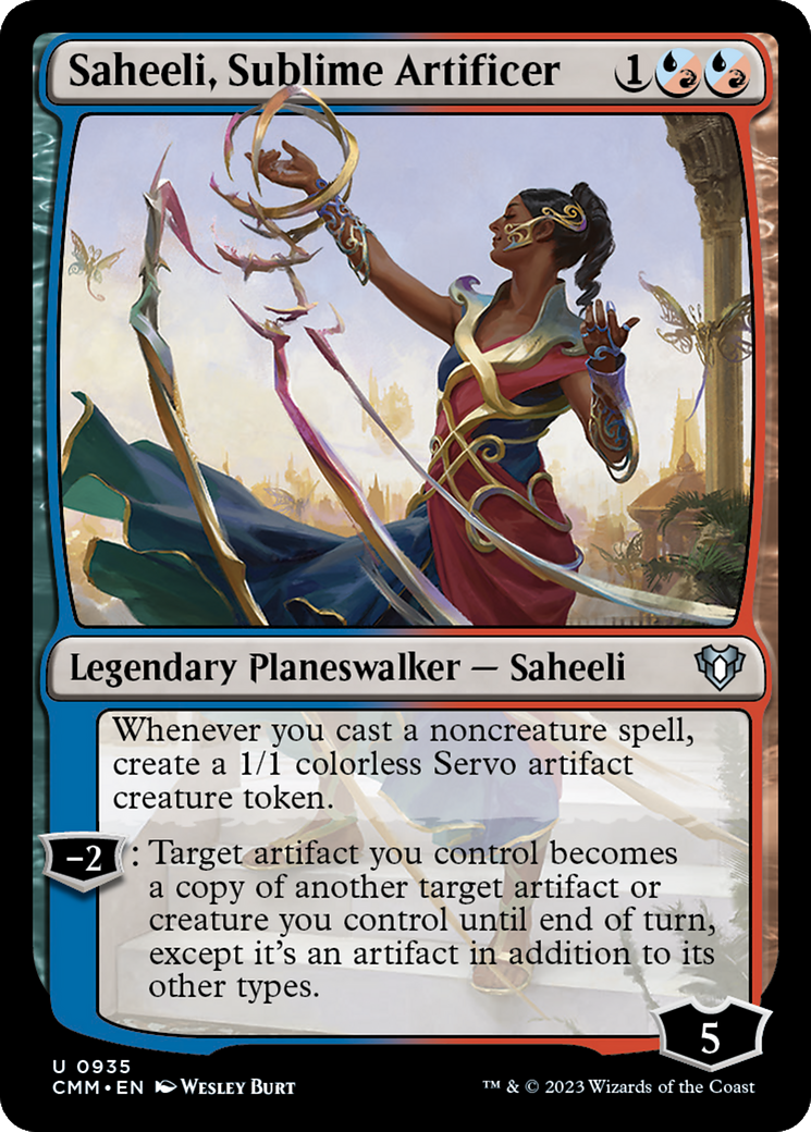 Saheeli, Sublime Artificer [Commander Masters] | Galaxy Games LLC