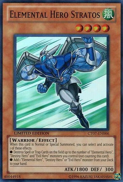 Elemental Hero Stratos [CT07-EN006] Super Rare | Galaxy Games LLC