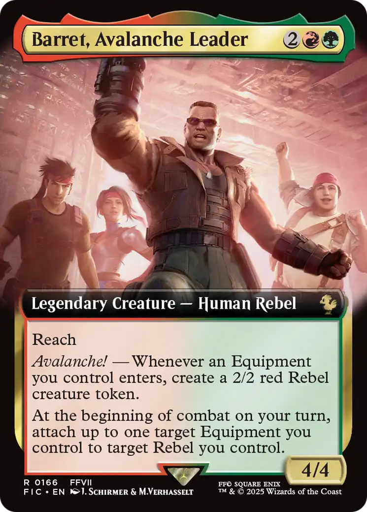 Barret, Avalanche Leader (Extended Art) [FINAL FANTASY Commander] | Galaxy Games LLC