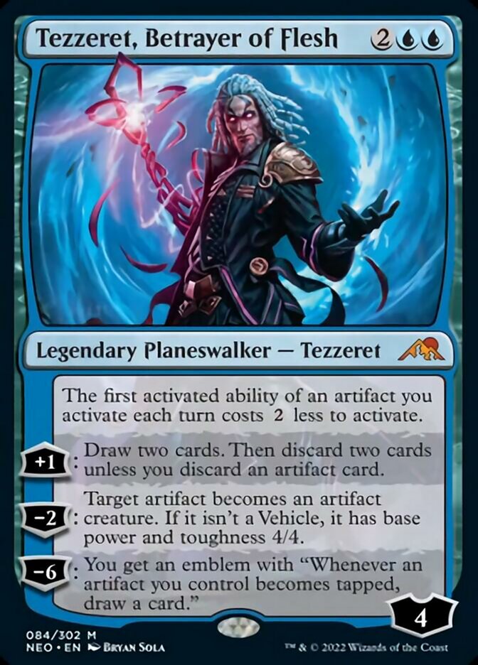 Tezzeret, Betrayer of Flesh [Kamigawa: Neon Dynasty] | Galaxy Games LLC
