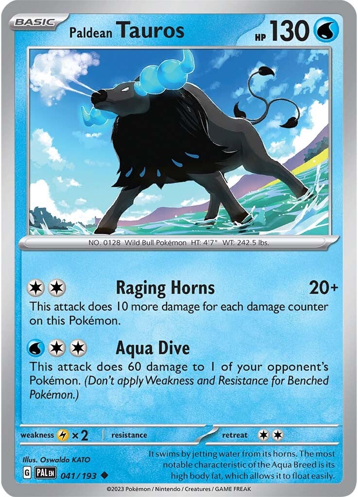 Paldean Tauros (041/193) [Scarlet & Violet: Paldea Evolved] | Galaxy Games LLC