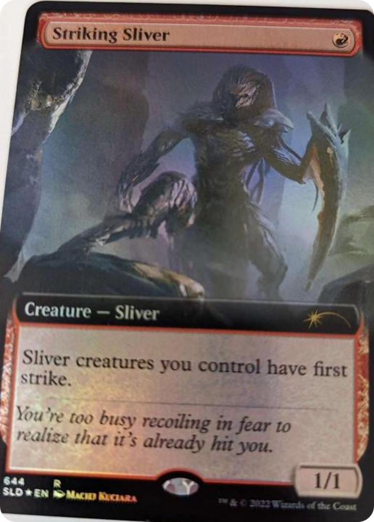 Striking Sliver (Extended Art) [Secret Lair Drop Series] | Galaxy Games LLC