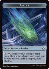 Beast (0006) // Lander Double-Sided Token [Edge of Eternities Tokens] | Galaxy Games LLC