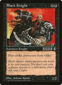 Black Knight (Oversized) [Oversize Cards] | Galaxy Games LLC