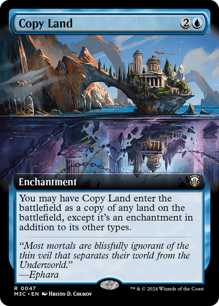 Copy Land (Extended Art) [Modern Horizons 3 Commander] | Galaxy Games LLC