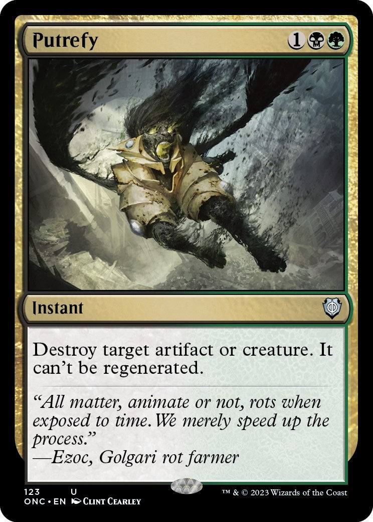 Putrefy [Phyrexia: All Will Be One Commander] | Galaxy Games LLC