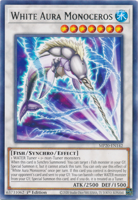 White Aura Monoceros [MP20-EN142] Rare | Galaxy Games LLC