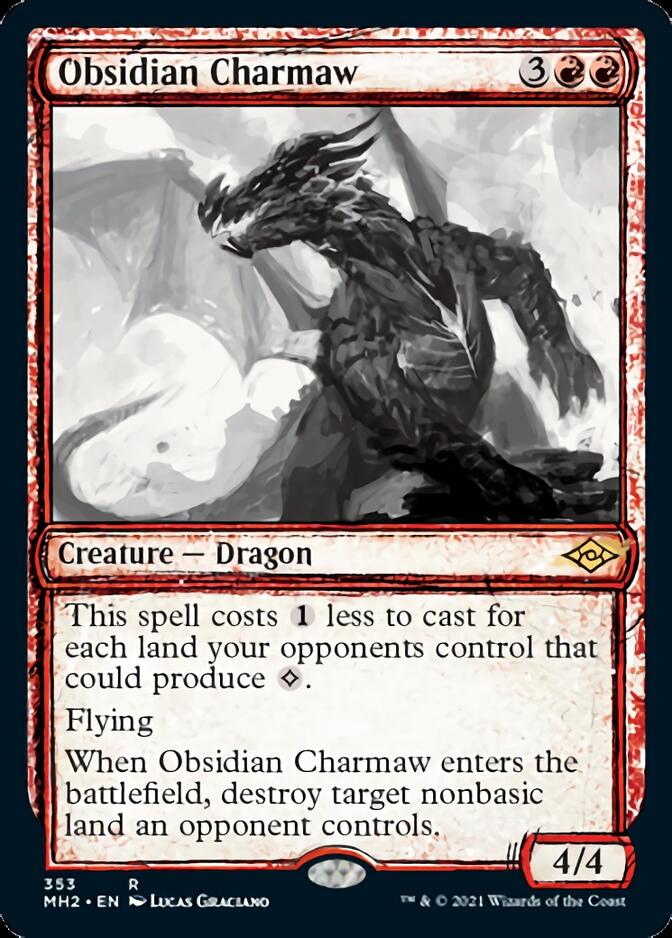 Obsidian Charmaw (Sketch) [Modern Horizons 2] | Galaxy Games LLC