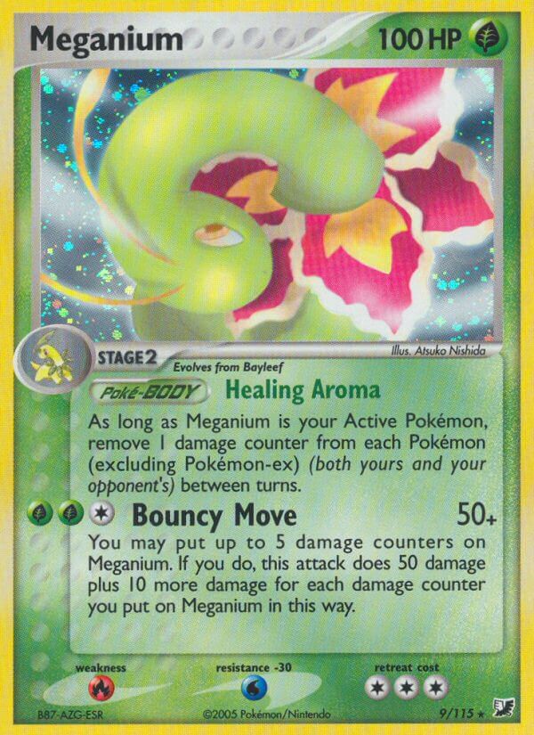 Meganium (9/115) (Theme Deck Exclusive) [EX: Unseen Forces] | Galaxy Games LLC