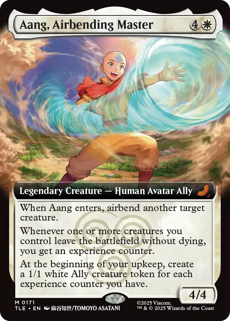 Aang, Airbending Master (Extended Art) [Avatar: The Last Airbender: Eternal-Legal] | Galaxy Games LLC