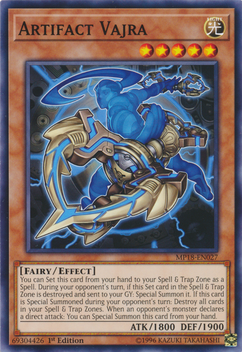 Artifact Vajra [MP18-EN027] Common | Galaxy Games LLC