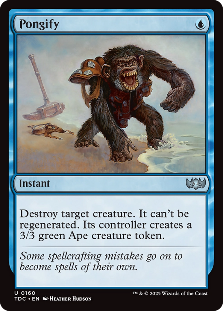Pongify [Tarkir: Dragonstorm Commander] | Galaxy Games LLC