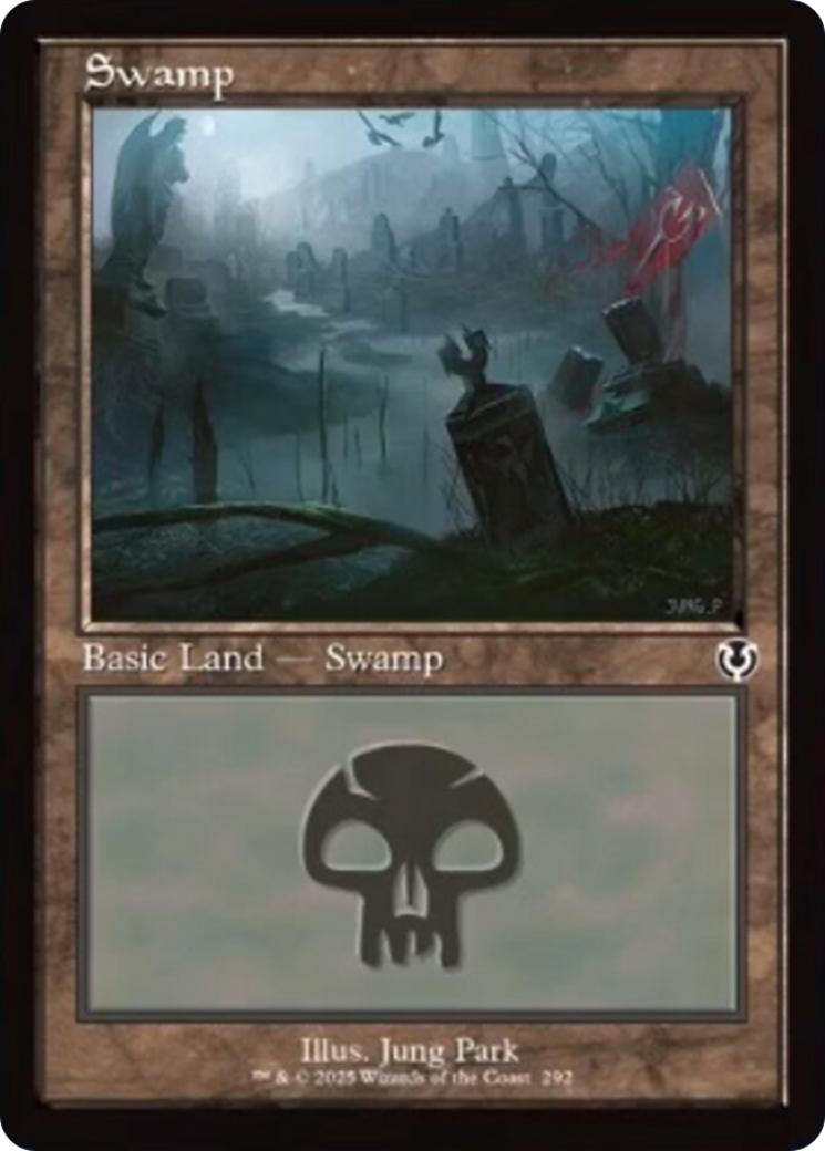 Swamp (292) (Retro Frame) [Innistrad Remastered] | Galaxy Games LLC