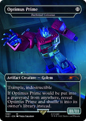 Darksteel Colossus - Optimus Prime (Borderless) [Secret Lair Drop Series] | Galaxy Games LLC