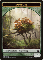 Beast // Saproling Double-Sided Token [Planechase Anthology Tokens] | Galaxy Games LLC