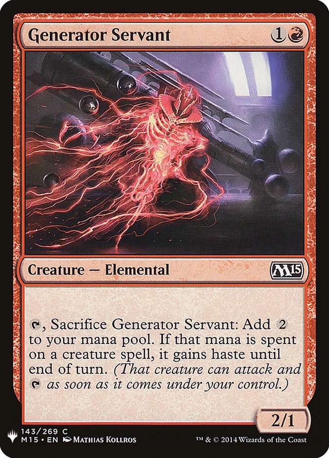 Generator Servant [Mystery Booster] | Galaxy Games LLC