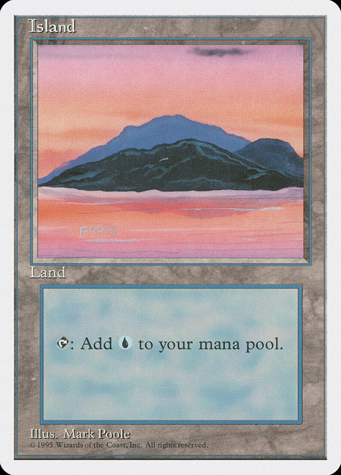 Island (Sunset / Signature on Left) [Fourth Edition] | Galaxy Games LLC