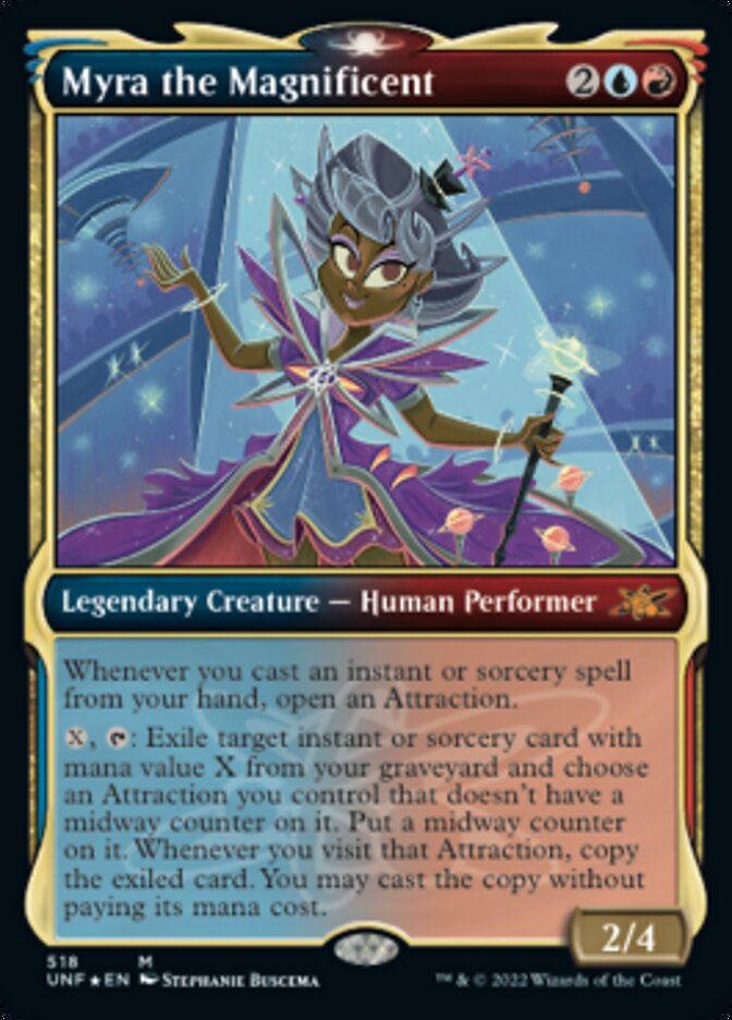 Myra the Magnificent (Showcase) (Galaxy Foil) [Unfinity] | Galaxy Games LLC