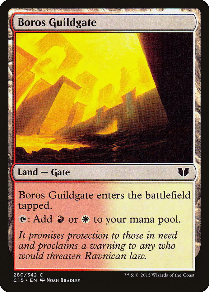 Boros Guildgate [Commander 2015] | Galaxy Games LLC