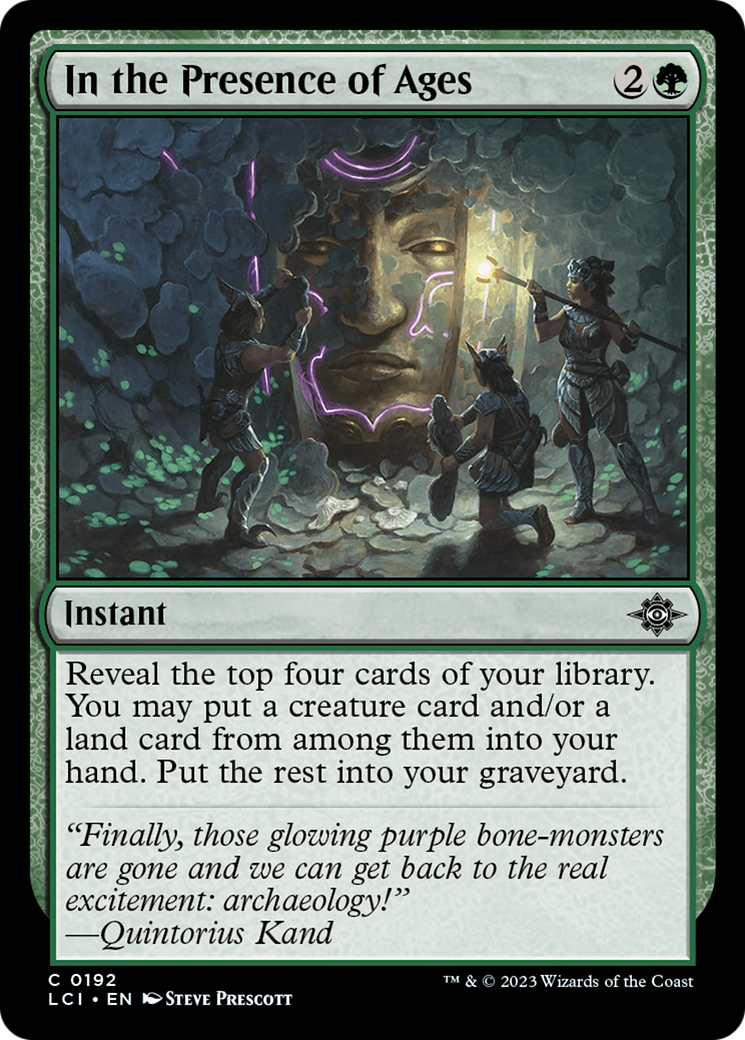 In the Presence of Ages [The Lost Caverns of Ixalan] | Galaxy Games LLC
