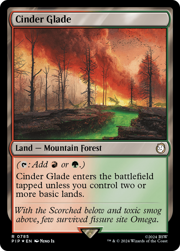 Cinder Glade (Surge Foil) [Fallout] | Galaxy Games LLC