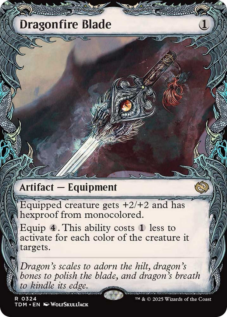 Dragonfire Blade (Showcase) [Tarkir: Dragonstorm] | Galaxy Games LLC