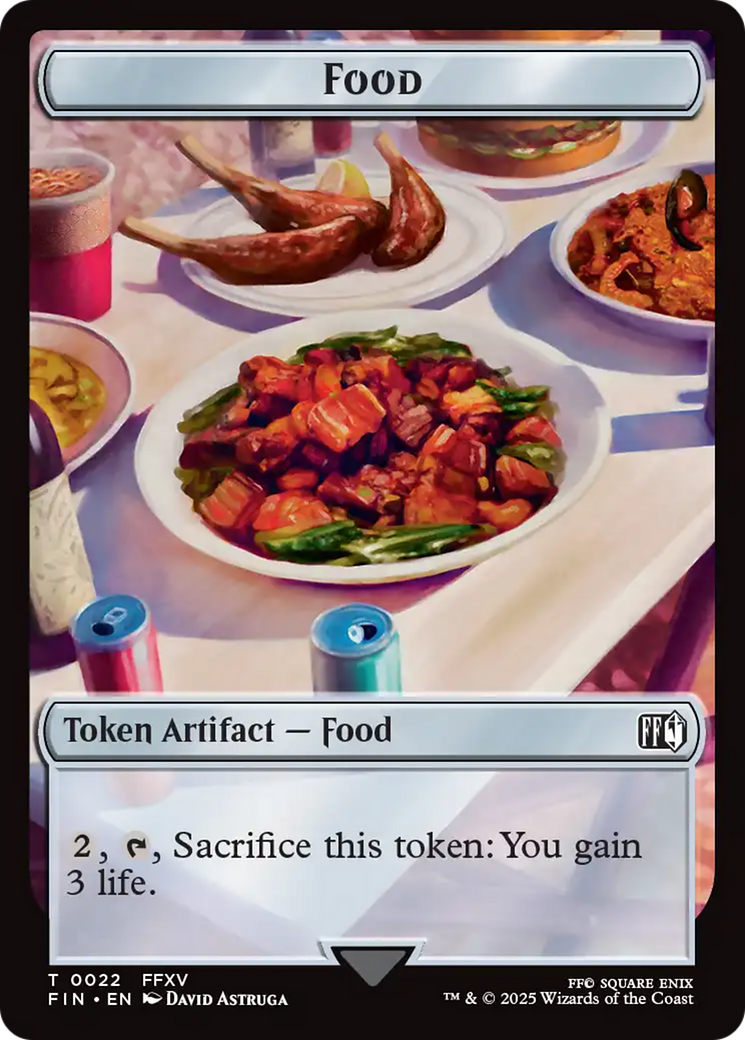 Hero (0002) // Food Double-Sided Token [FINAL FANTASY Tokens] | Galaxy Games LLC
