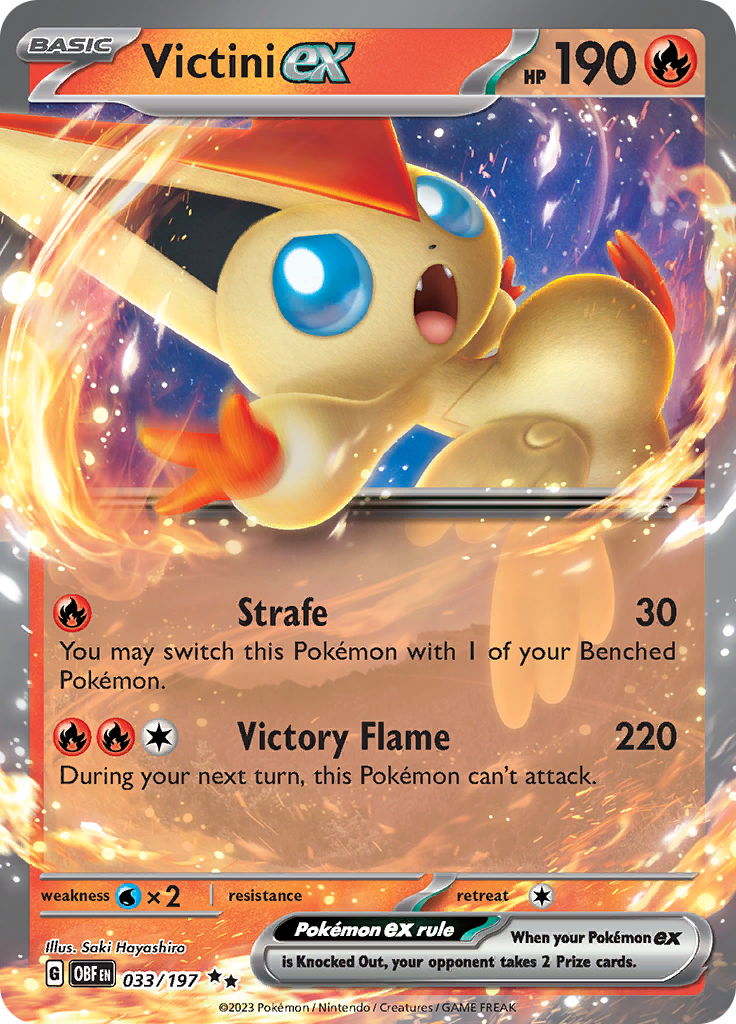 Victini ex (033/197) [Scarlet & Violet: Obsidian Flames] | Galaxy Games LLC