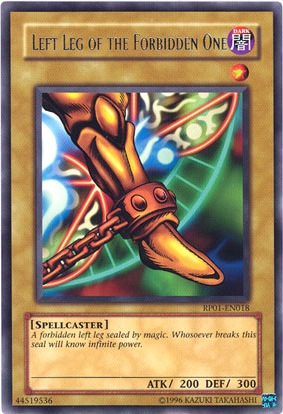 Left Leg of the Forbidden One [RP01-EN018] Rare | Galaxy Games LLC