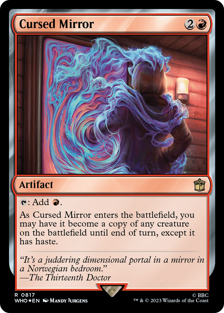 Cursed Mirror (Surge Foil) [Doctor Who] | Galaxy Games LLC