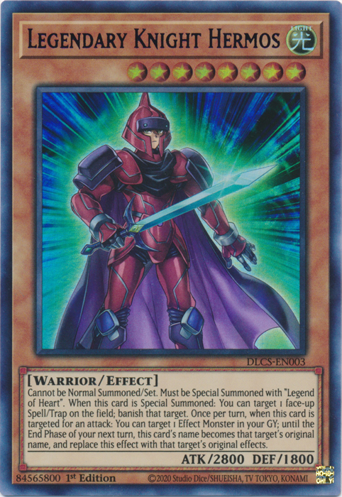 Legendary Knight Hermos (Purple) [DLCS-EN003] Ultra Rare | Galaxy Games LLC