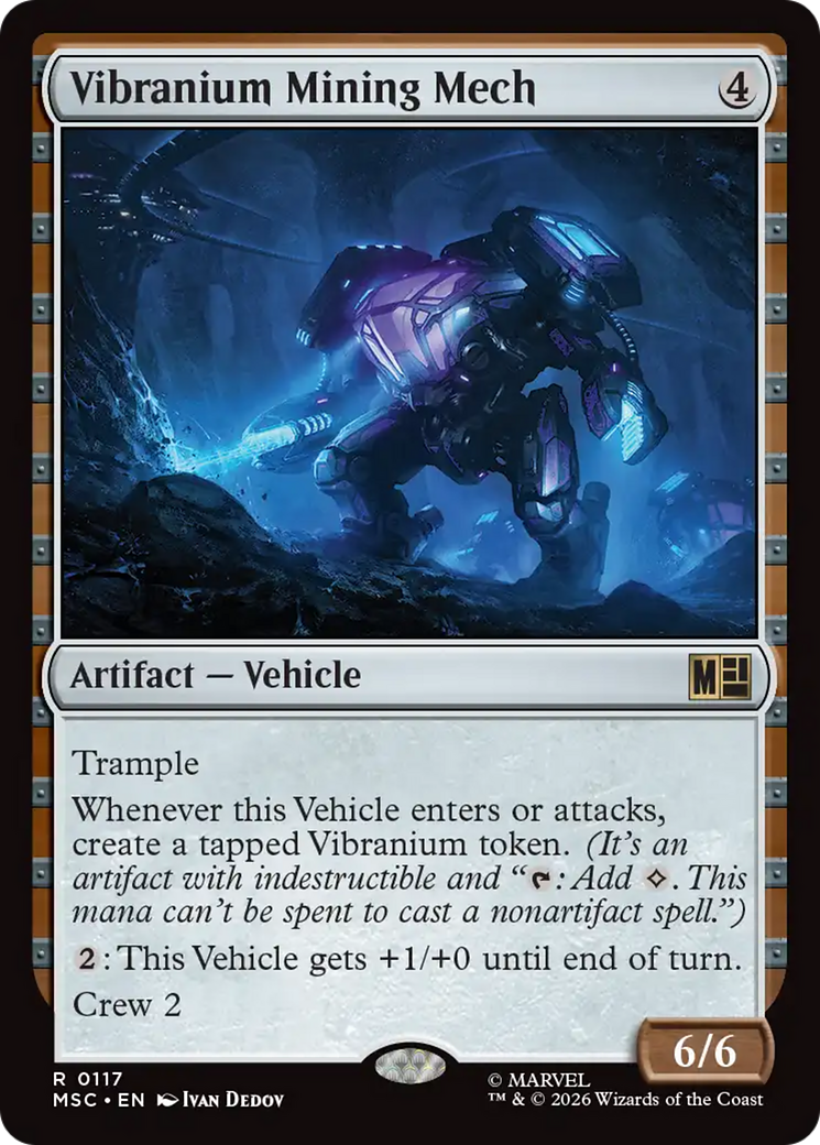 Vibranium Mining Mech [Marvel Super Heroes Commander] | Galaxy Games LLC