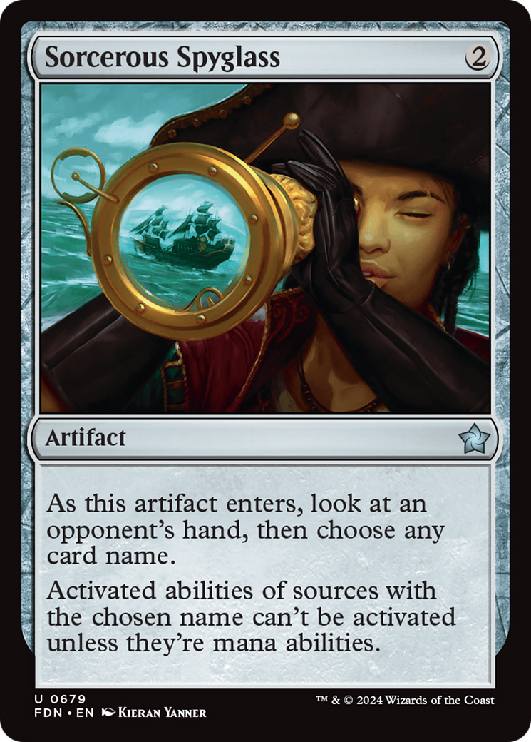 Sorcerous Spyglass [Foundations] | Galaxy Games LLC