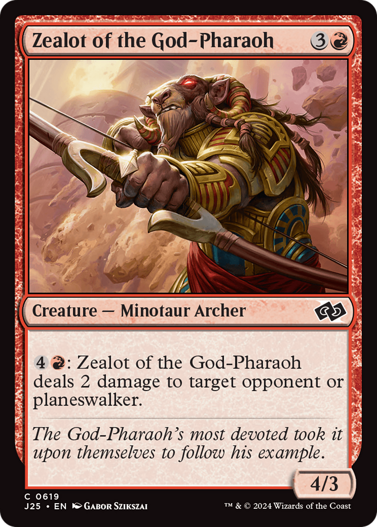 Zealot of the God-Pharaoh [Foundations Jumpstart] | Galaxy Games LLC