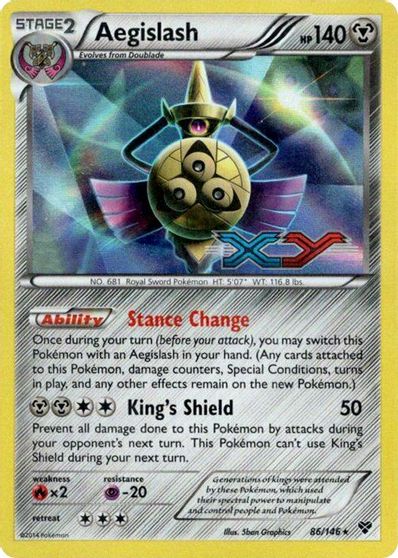 Aegislash (86/146) (Prerelease Promo) [XY: Black Star Promos] | Galaxy Games LLC