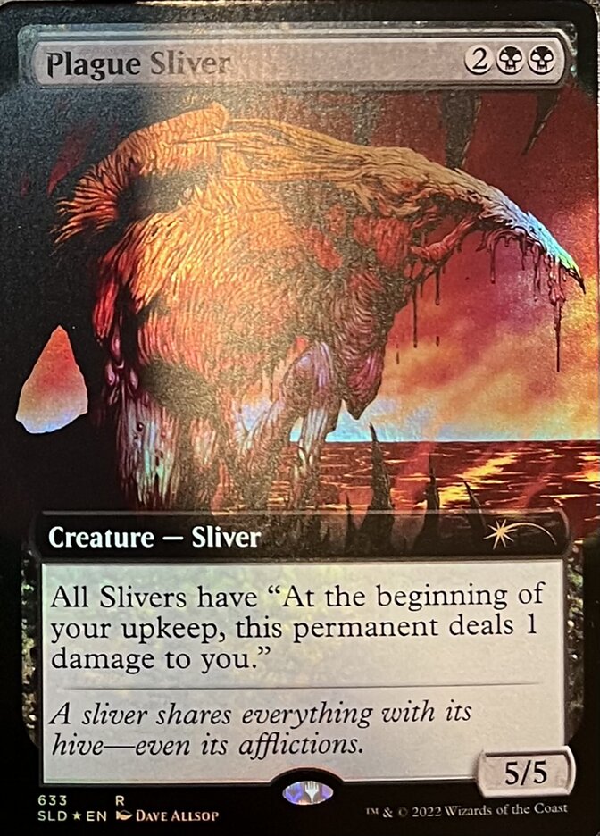 Plague Sliver (Extended Art) [Secret Lair Drop Promos] | Galaxy Games LLC